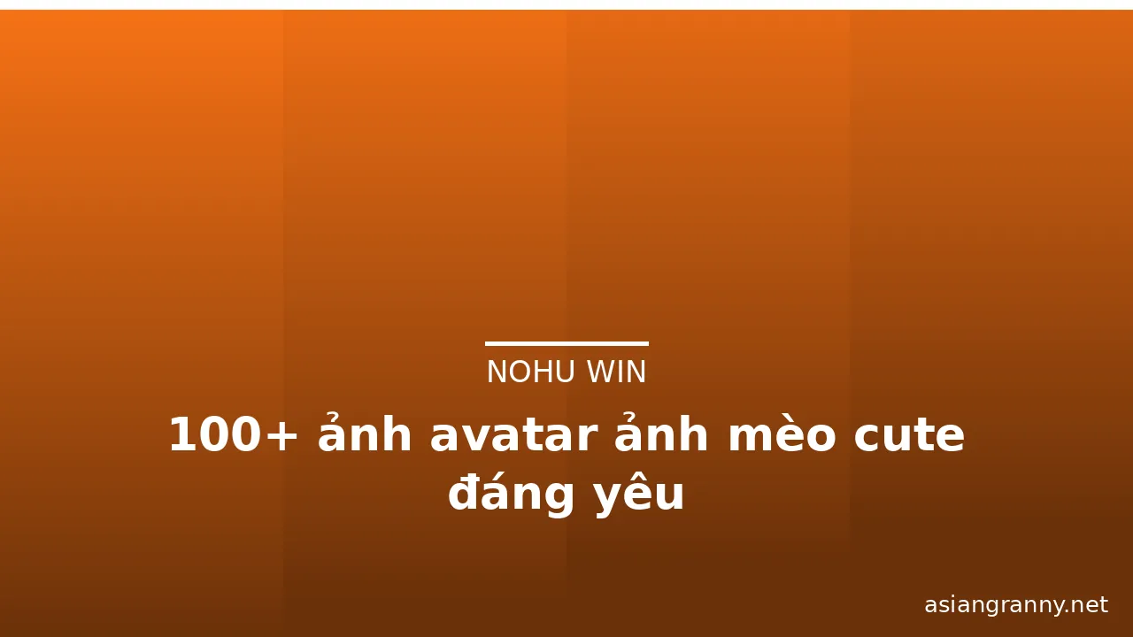 100+ ảnh avatar ảnh mèo cute đáng yêu
