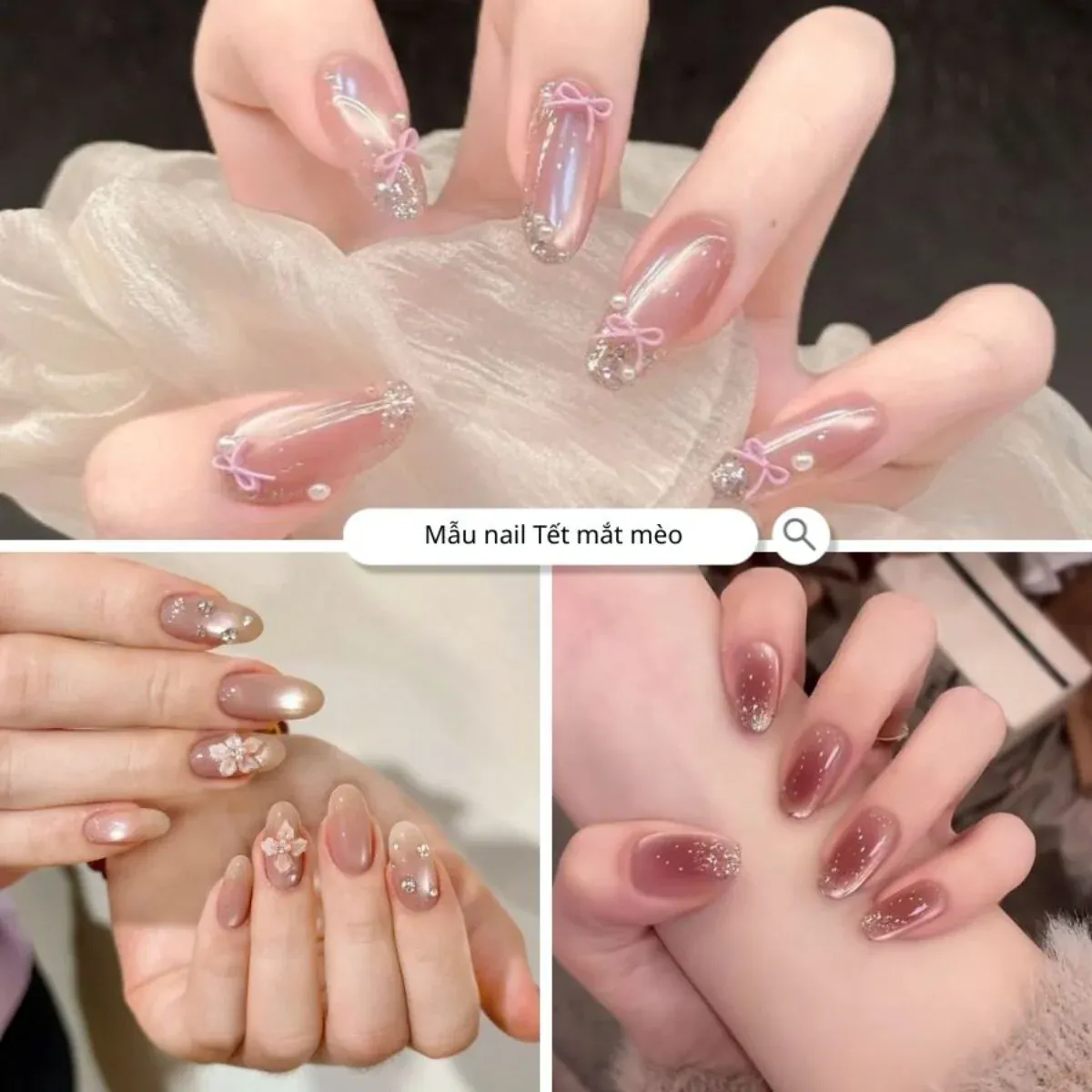 100+ ảnh mẫu nail mắt mèo chuẩn giác quan lung linh