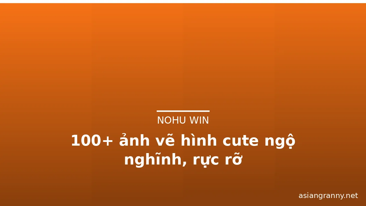 100+ ảnh vẽ hình cute ngộ nghĩnh, rực rỡ · ảnh 1