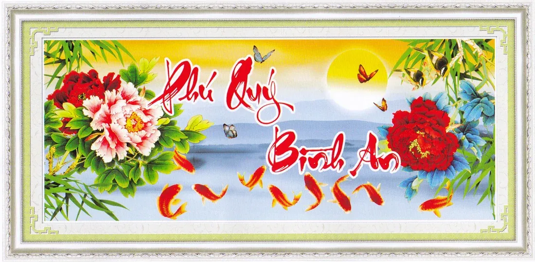 50+ ảnh tranh thêu chữ thập đẹp miễn bàn về chất lượng