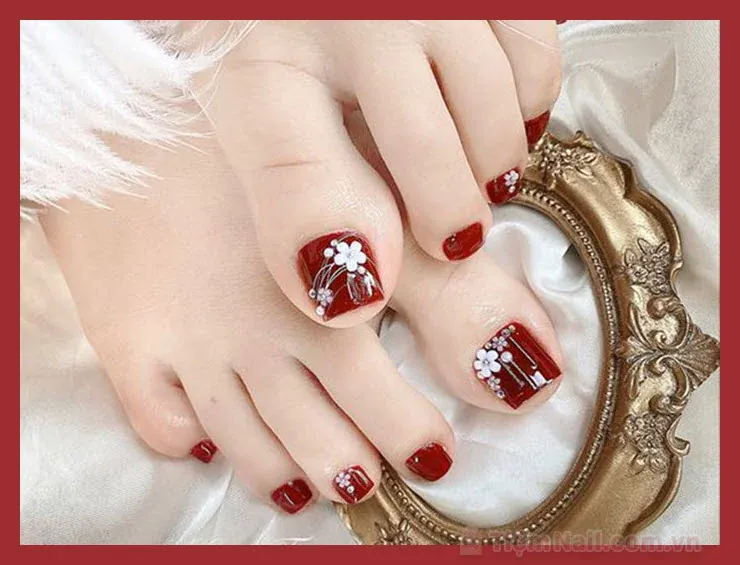 99+ mẫu nail chân đẹp dẫn đầu xu hướng thanh lịch · ảnh 2