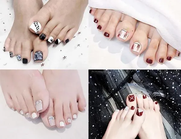 99+ mẫu nail chân đẹp dẫn đầu xu hướng thanh lịch