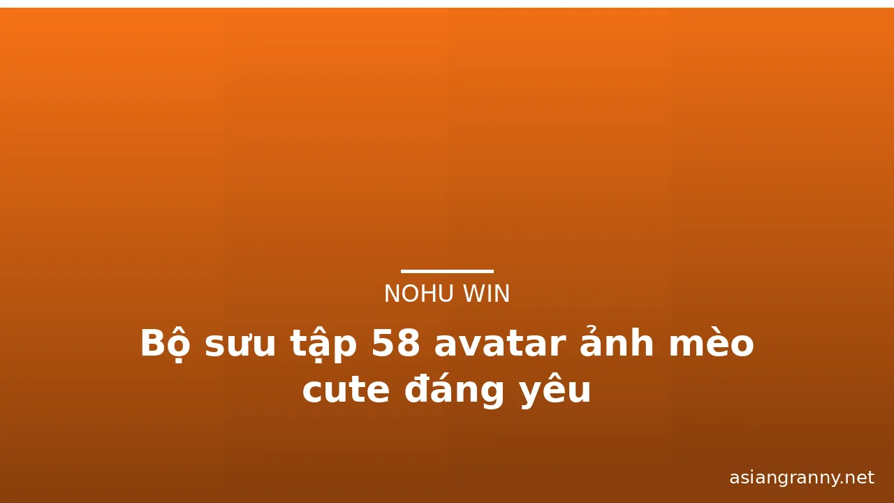 Bộ sưu tập 58 avatar ảnh mèo cute đáng yêu · ảnh 1