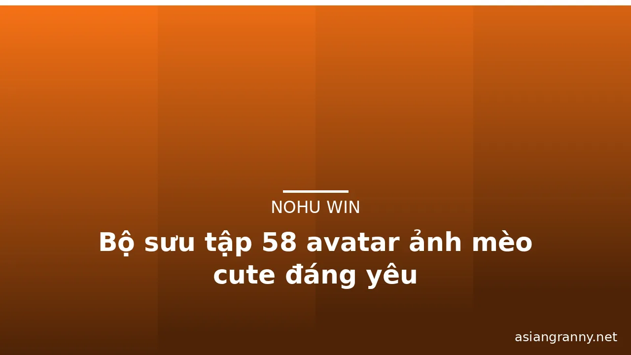 Bộ sưu tập 58 avatar ảnh mèo cute đáng yêu