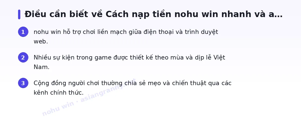 Những điều cần biết về nohu win