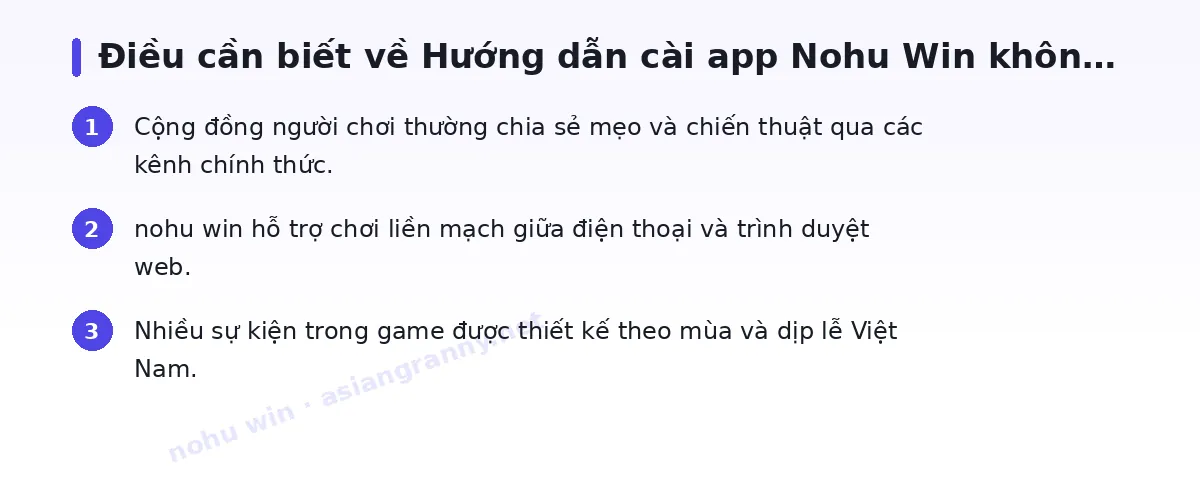 Những điều cần biết về nohu win