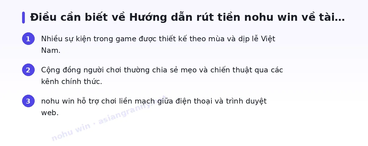 Những điều cần biết về nohu win