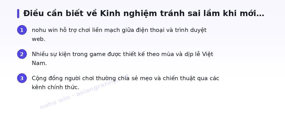 Những điều cần biết về nohu win