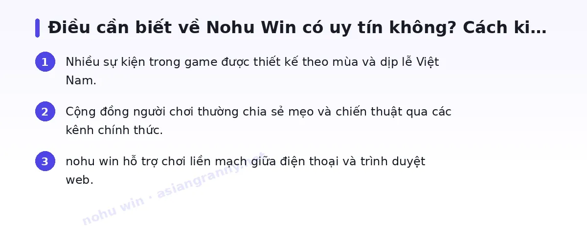Những điều cần biết về nohu win