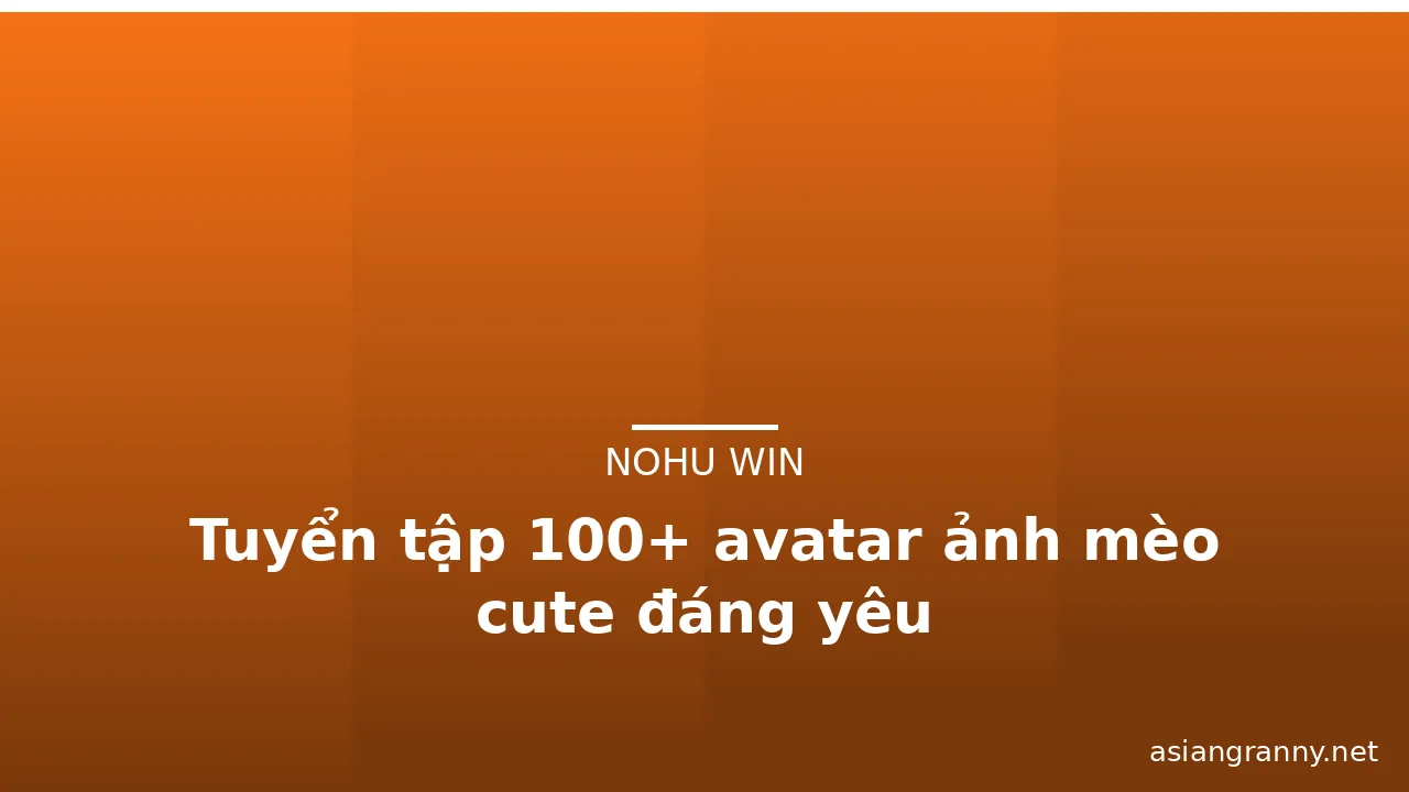 Tuyển tập 100+ avatar ảnh mèo cute đáng yêu · ảnh 1