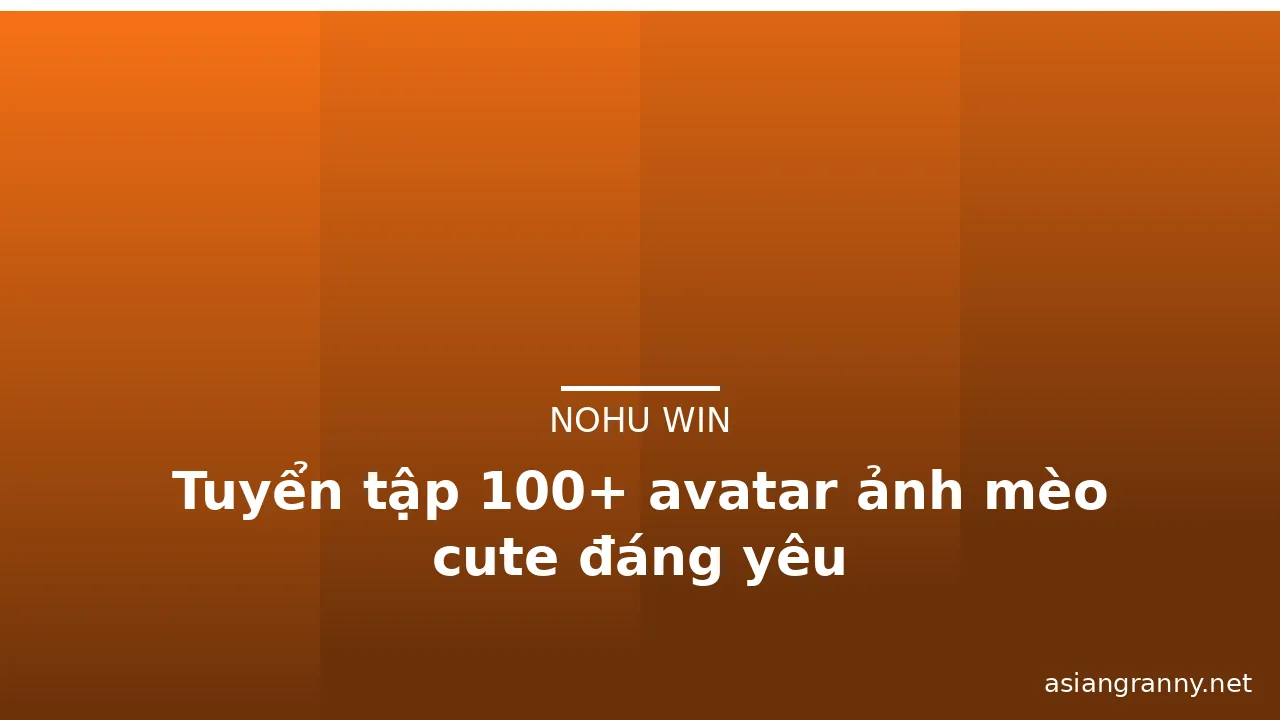 Tuyển tập 100+ avatar ảnh mèo cute đáng yêu